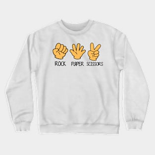 Rock paper scissors Crewneck Sweatshirt